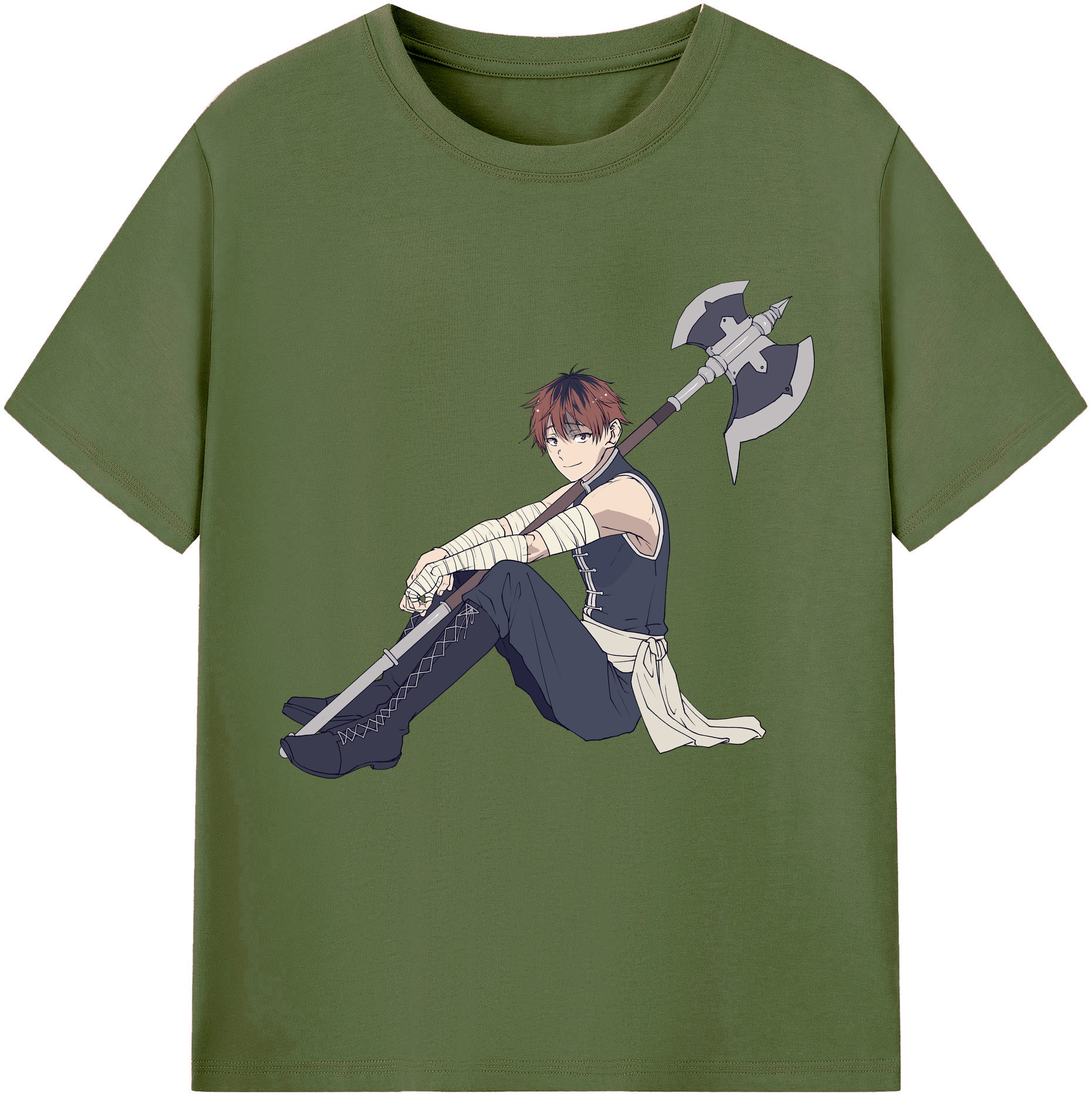 （画像用） 葬送のフリーレン Frieren 綿100％半袖Tシャツ（フロントプリント）